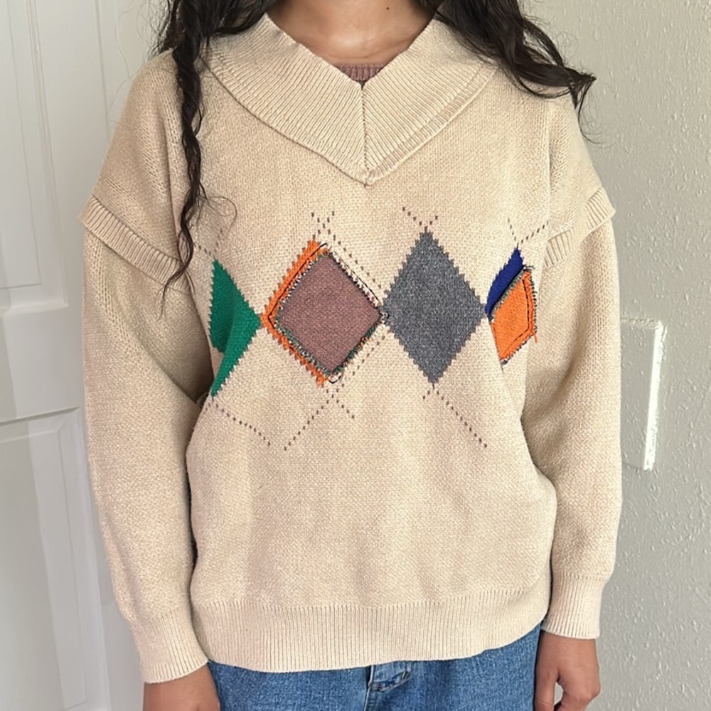 ADER ERROR ARGYLE SWEATER - Picture 3 of 11